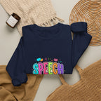 Speech Therapist Crewneck Sweatshirt | School Staff Apparel, Support Staff