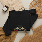 Book Witch Club Sweatshirt | Traditional Tattoo Flash, Black Cat & Roses
