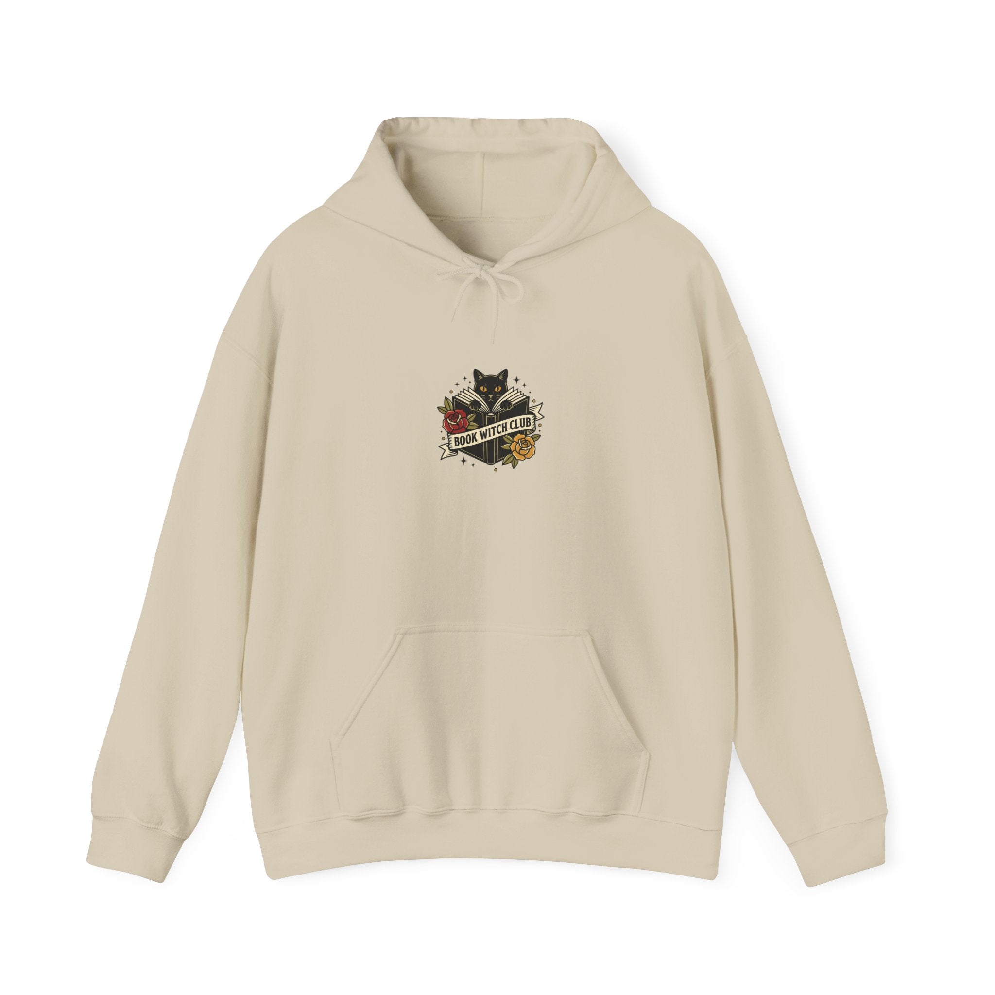 Cat & Roses Traditional Tattoo Hoodie | Vintage Flash banner, Bold Outline