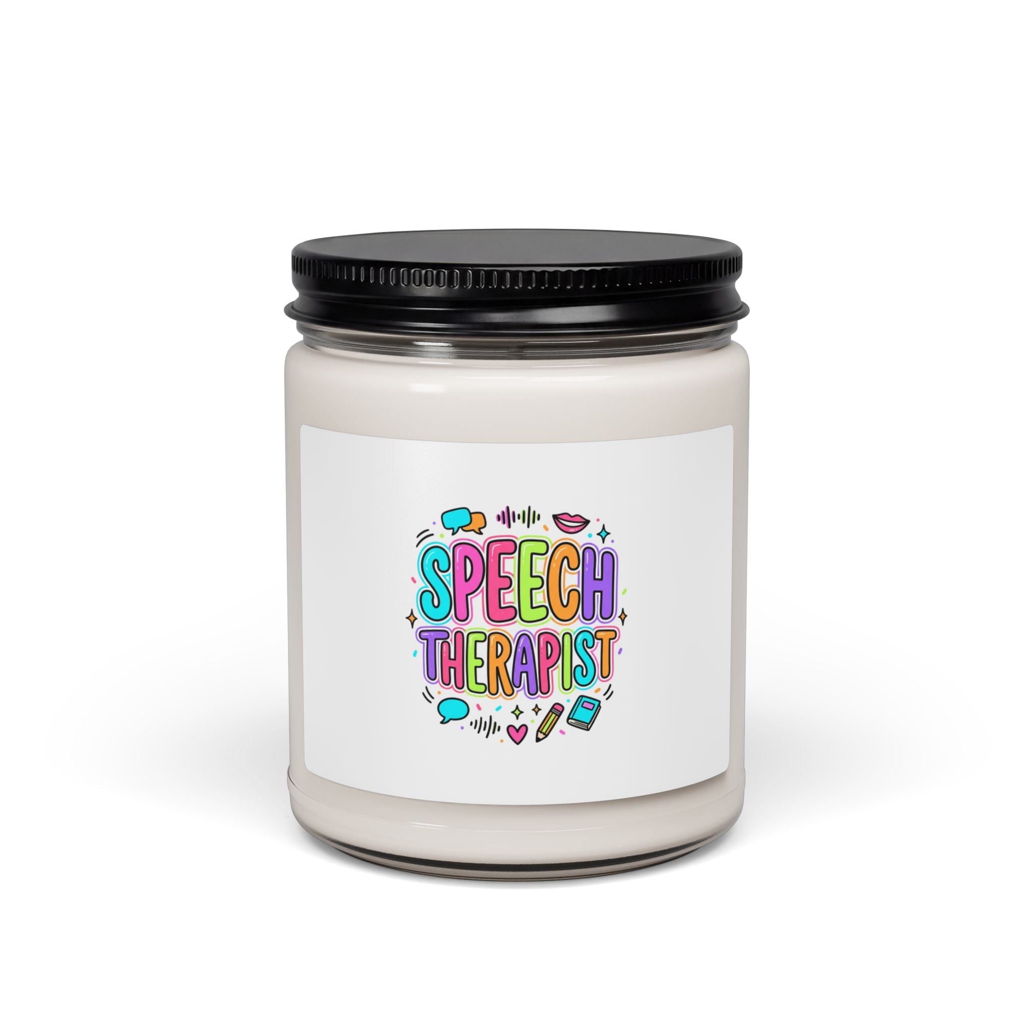 Speech Therapist Candle | School Staff, Support Role Soy Candle