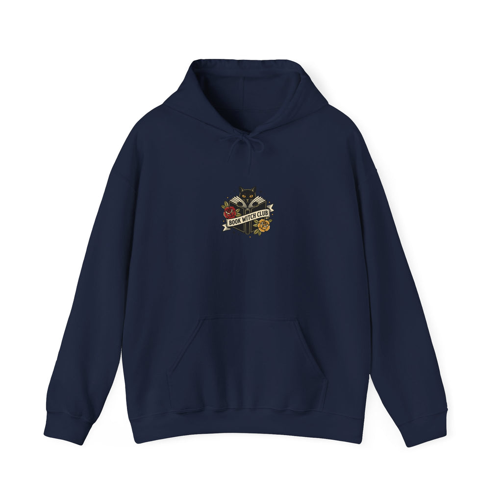 Cat & Roses Traditional Tattoo Hoodie | Vintage Flash banner, Bold Outline