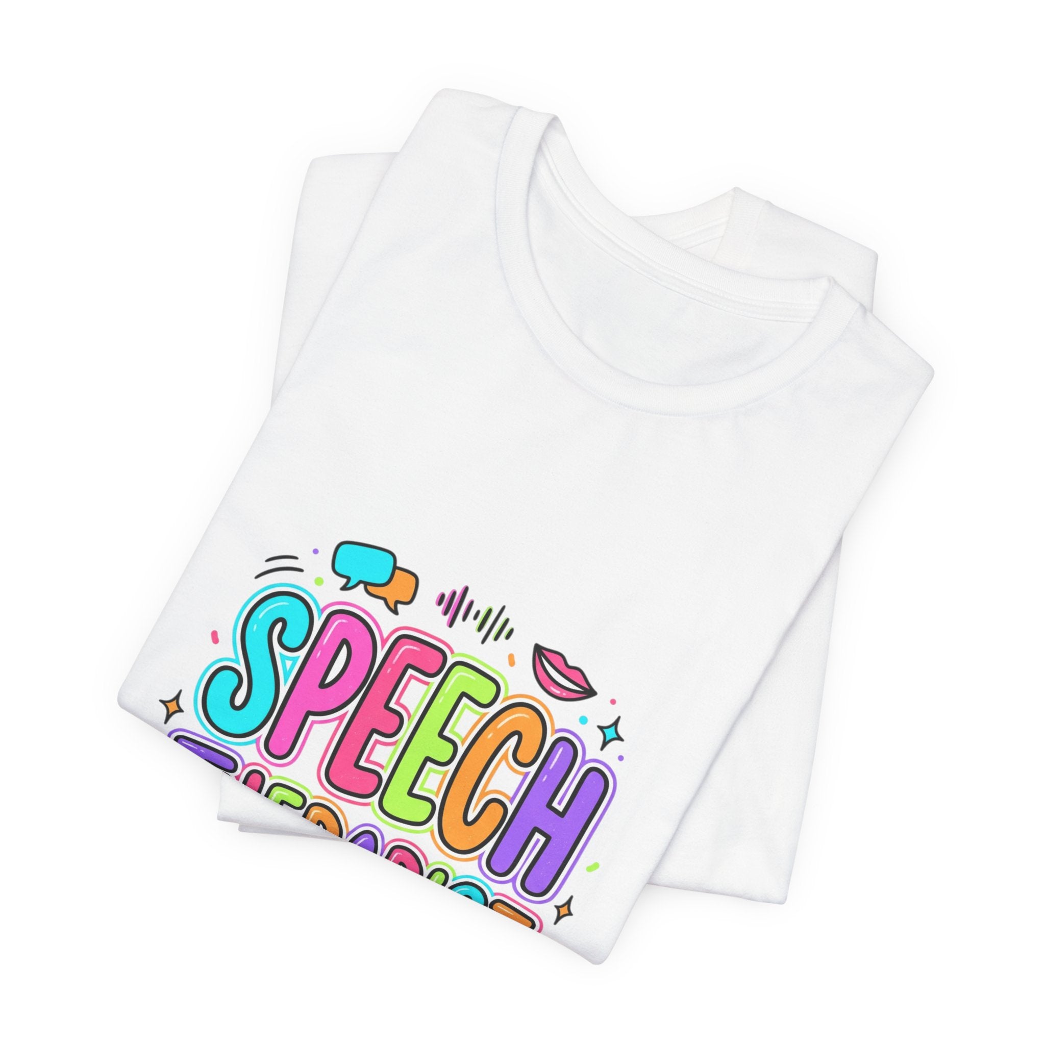 Speech Therapist T-Shirt | School Staff Apparel, Support Staff Tee