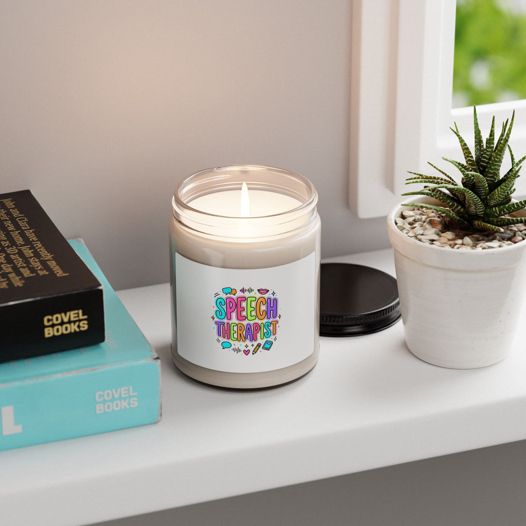 Speech Therapist Candle | School Staff, Support Role Soy Candle