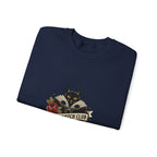 Book Witch Club Sweatshirt | Traditional Tattoo Flash, Black Cat & Roses