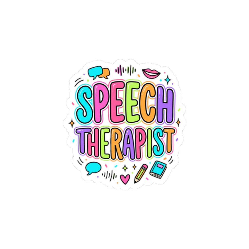 Speech Therapist Sticker | School Staff, Support Role Decal