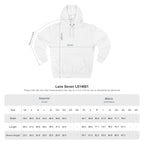 Minimal White Fleece Hoodie — Subtle Tiny Front Text