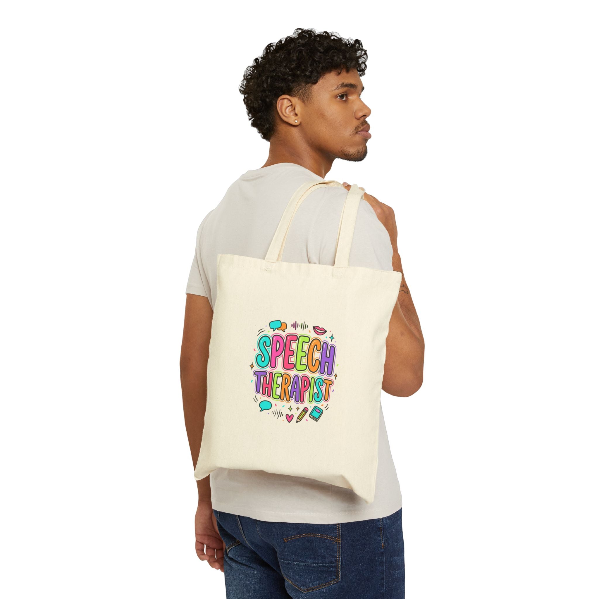 Speech Therapist Tote | School Staff, Educational Support Canvas